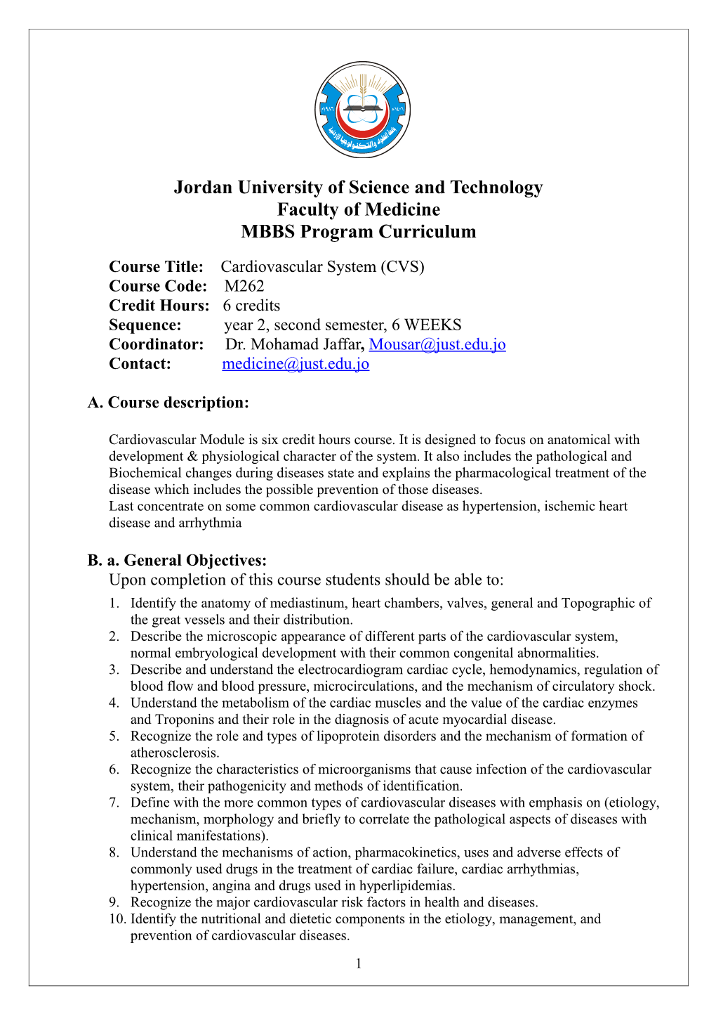 Jordanuniversity of Science and Technology