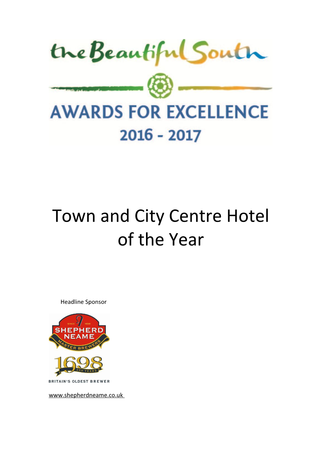 Town and City Centre Hotel of the Year