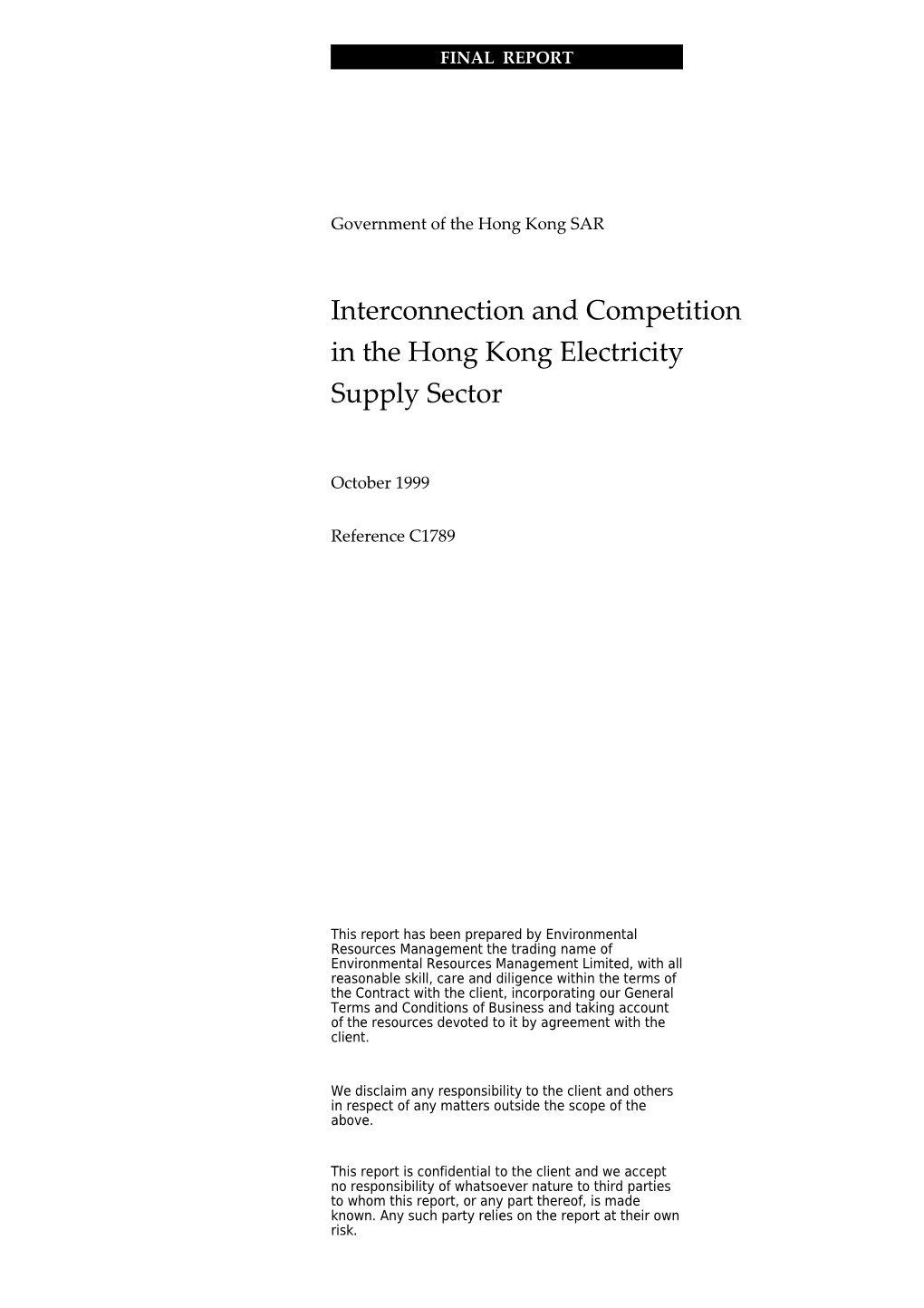 1 Interconnectio Within Hong Kong