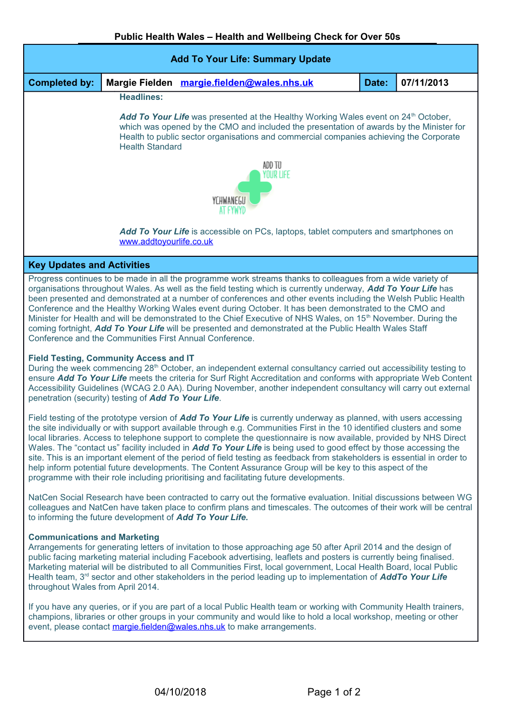 Strategy and Delivery One Pagers: 14-19 Reforms