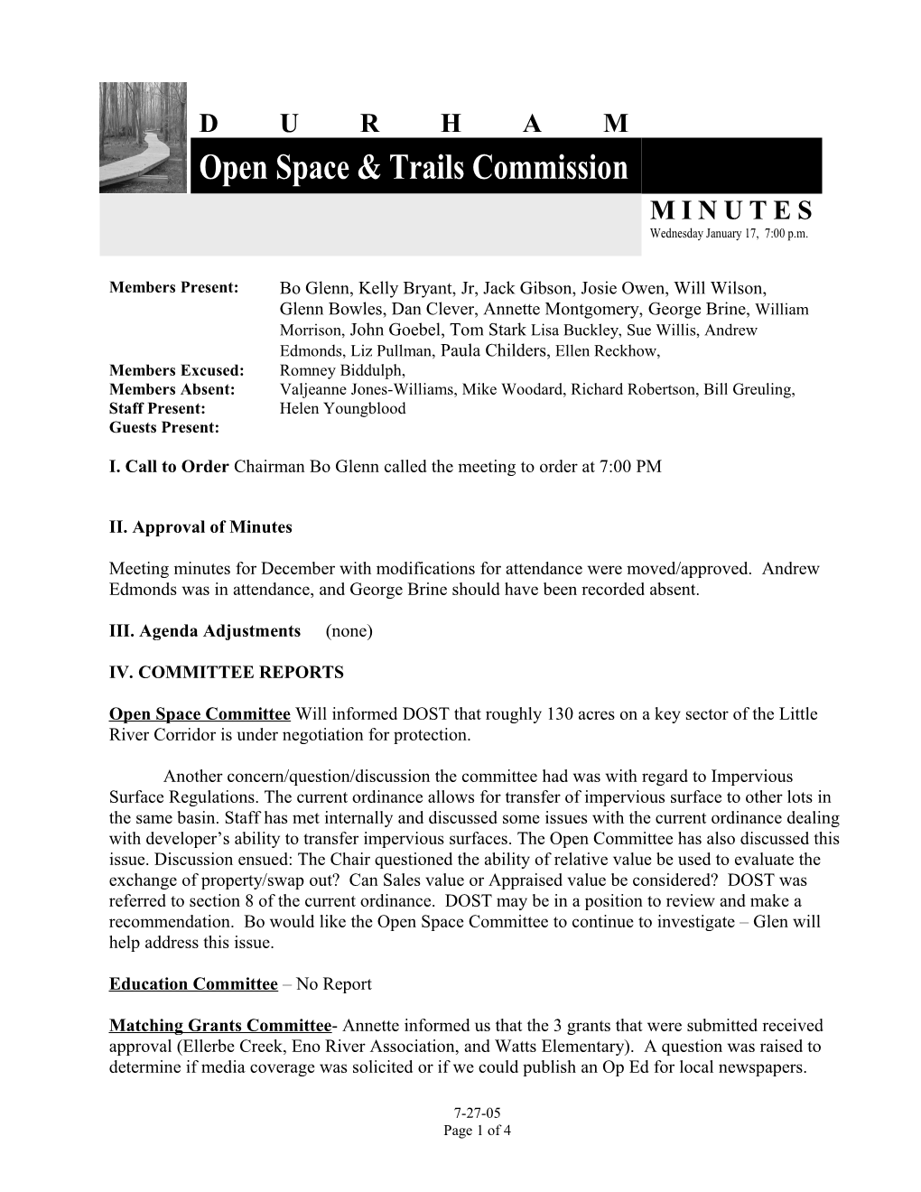 Open Space & Trails Commission s1