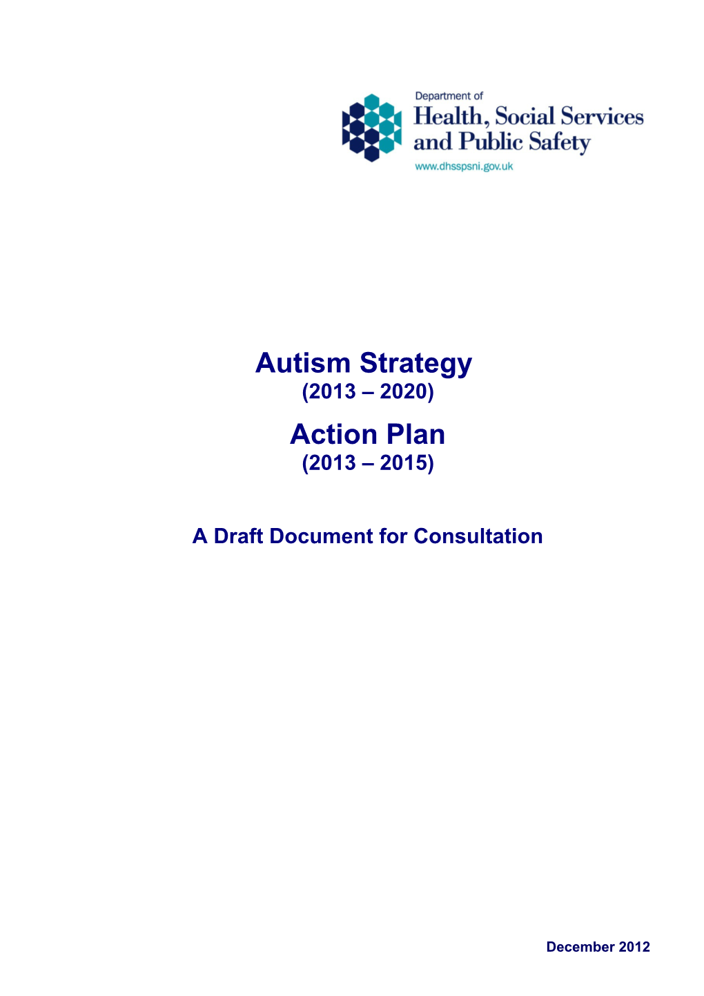 A Draft Document for Consultation