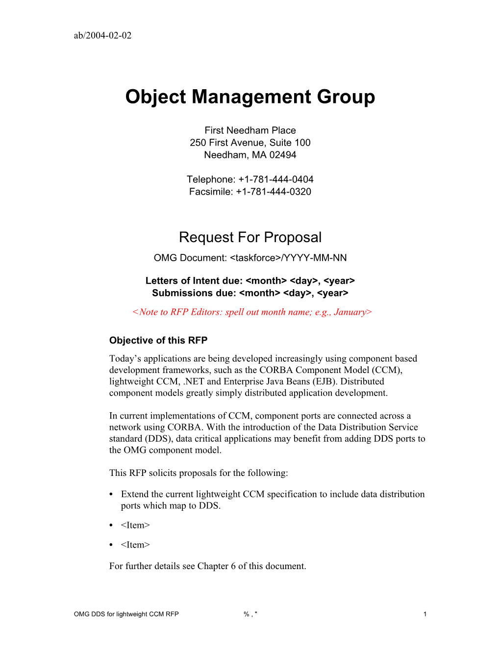 Object Management Group s2