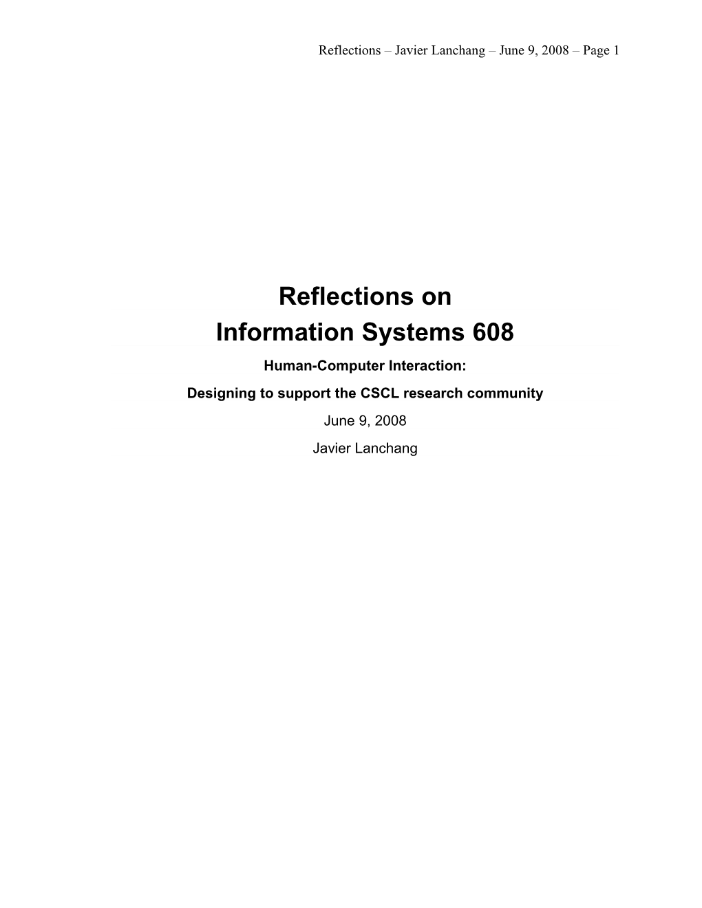 Designing to Support the CSCL Research Community