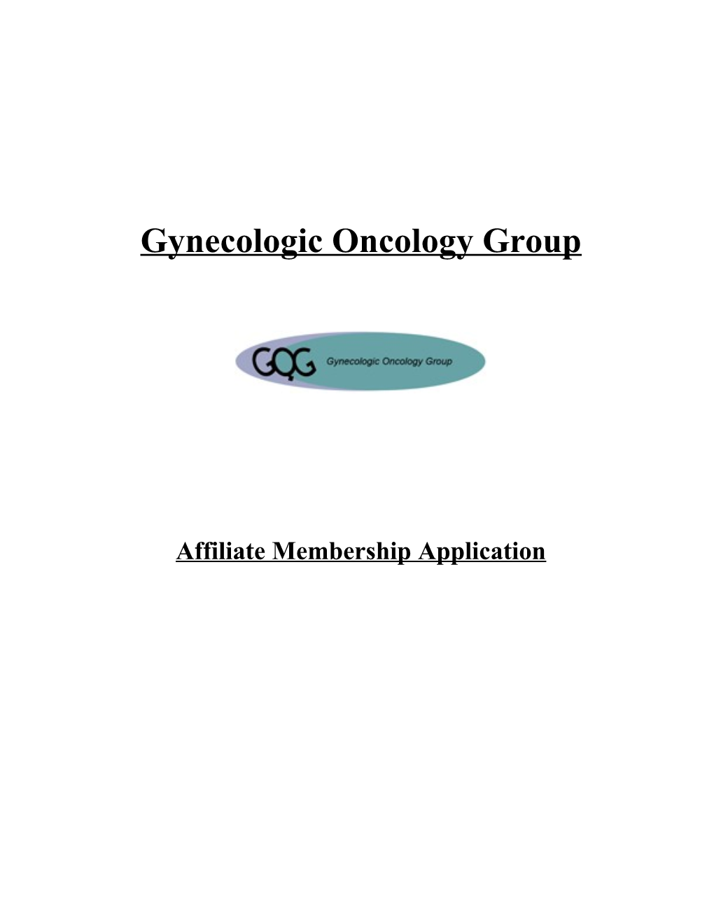 Gynecologic Oncology Group