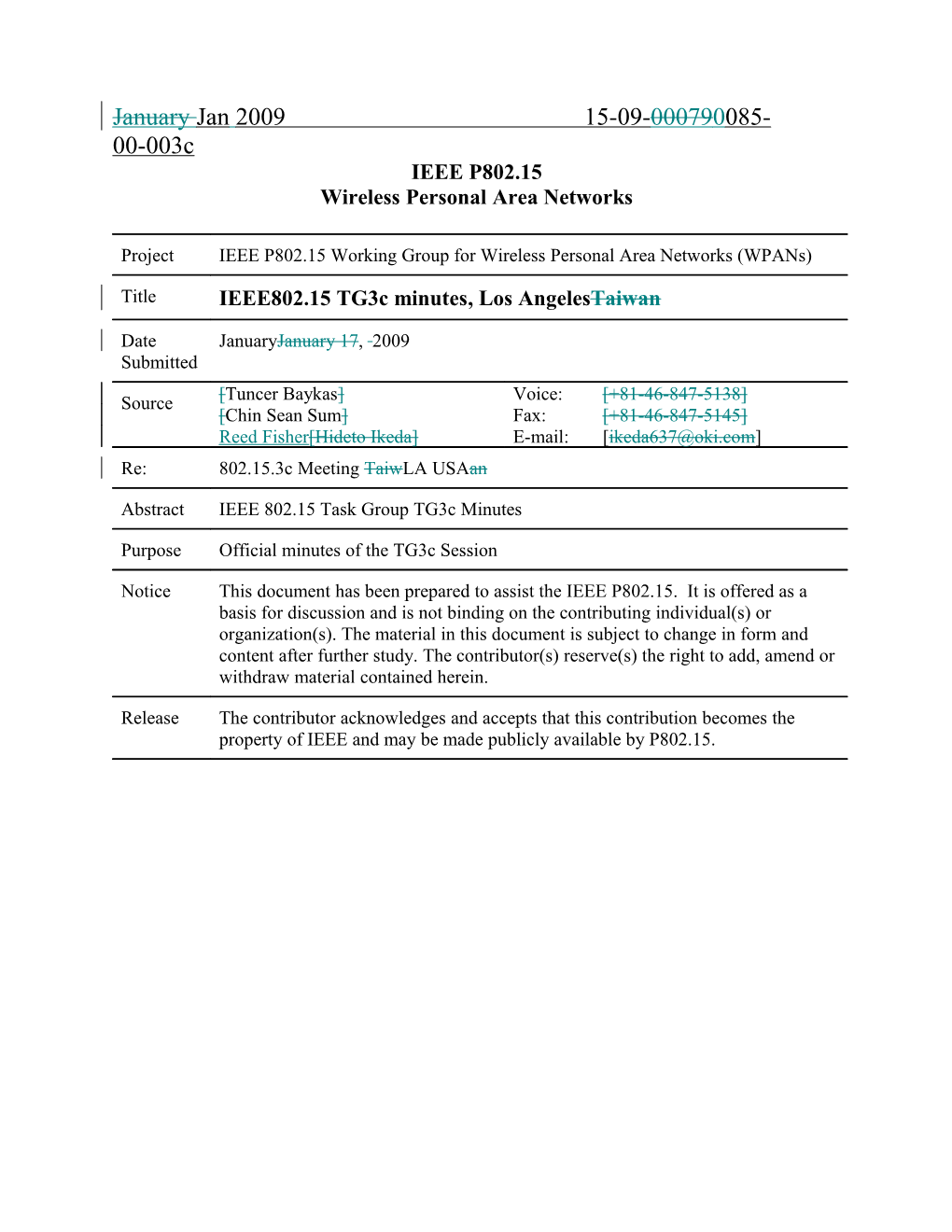 Wireless Personal Area Networks s11