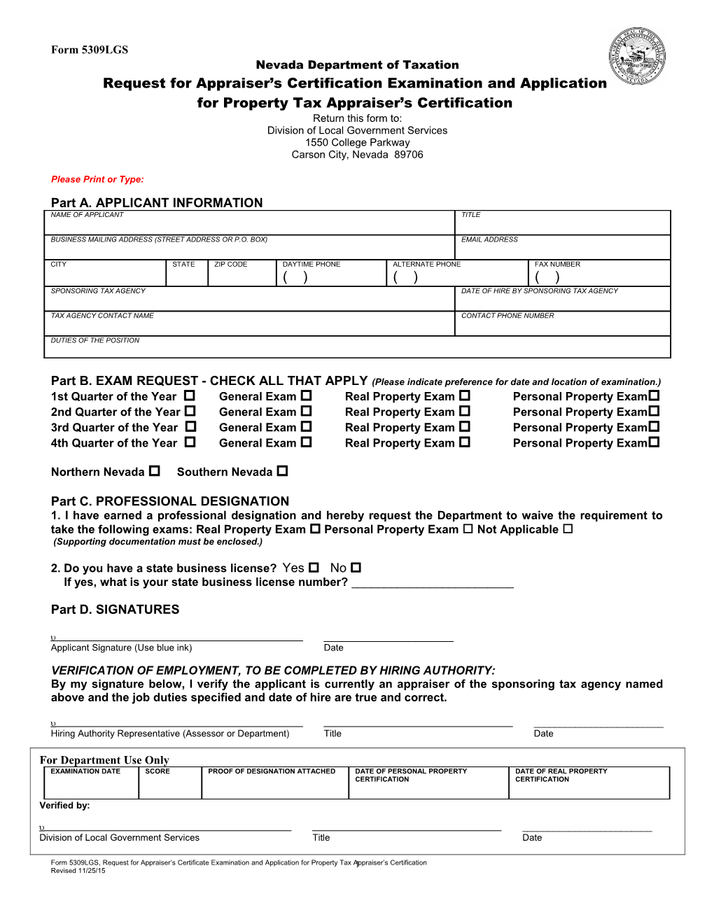 Nevada State Board of Equalization