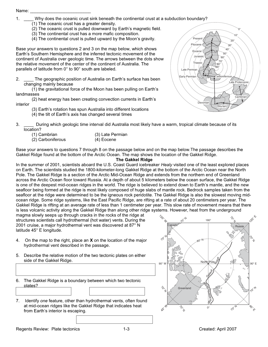 Which Coastal Area Is Most Likely to Experience a Severe Earthquake