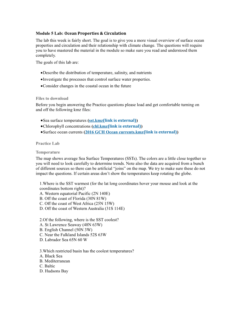 Module 5 Lab: Ocean Properties & Circulation