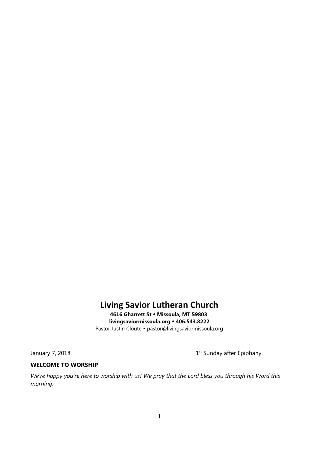 Living Savior Lutheran Church