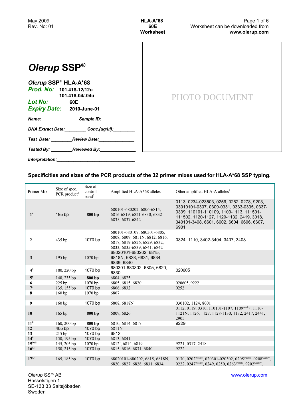 Rev. No: 0160Eworksheet Can Be Downloaded From