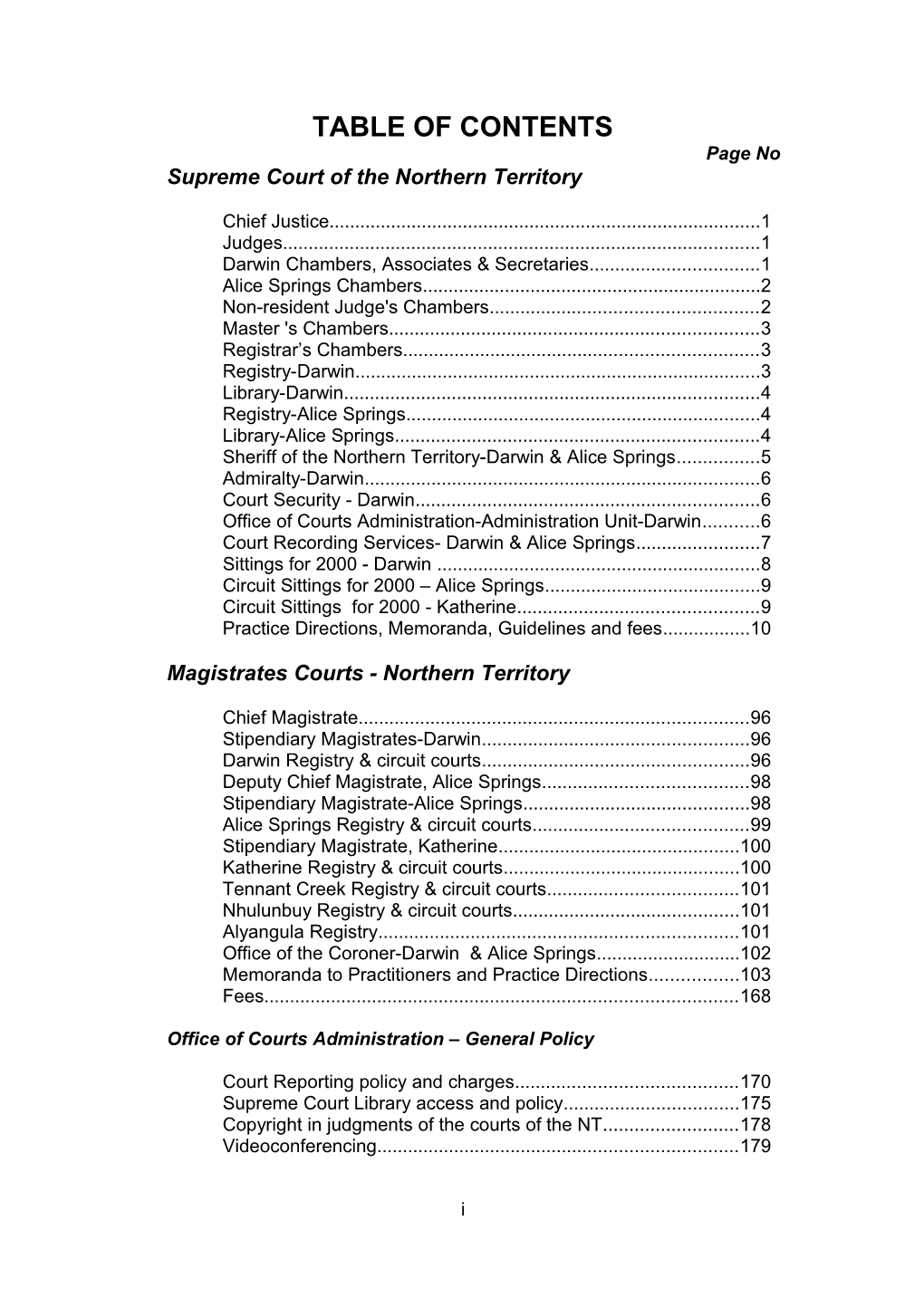 Table of Contents s161