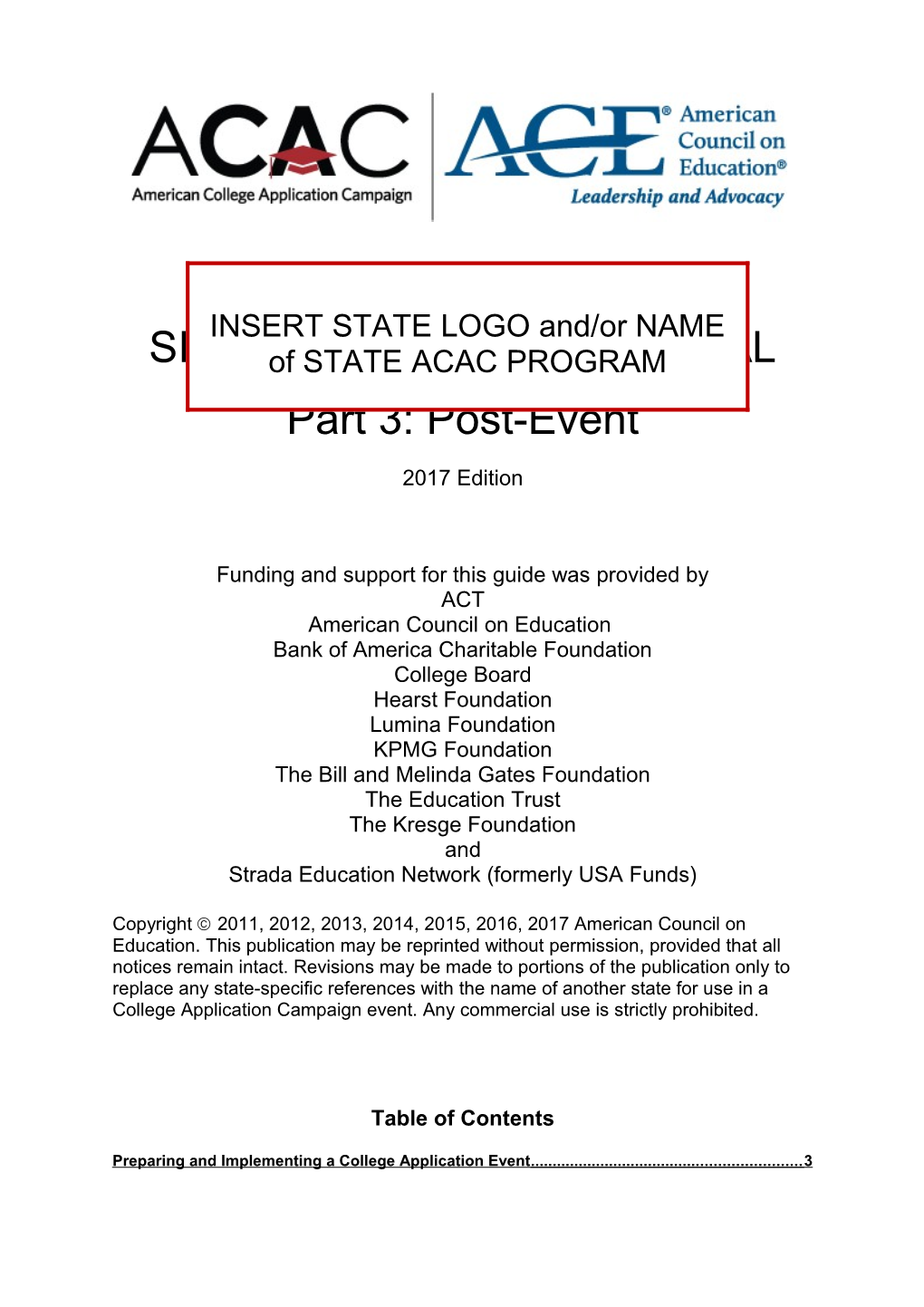ACAC State Coordinator Manual Part 3 - Post Event