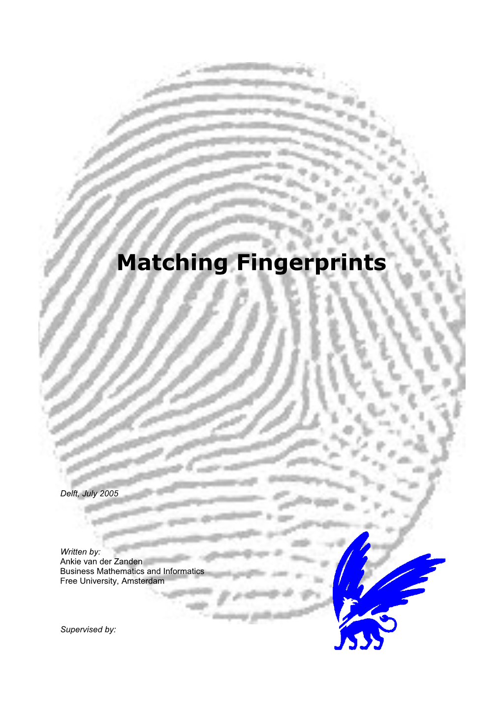 Matching Fingerprints