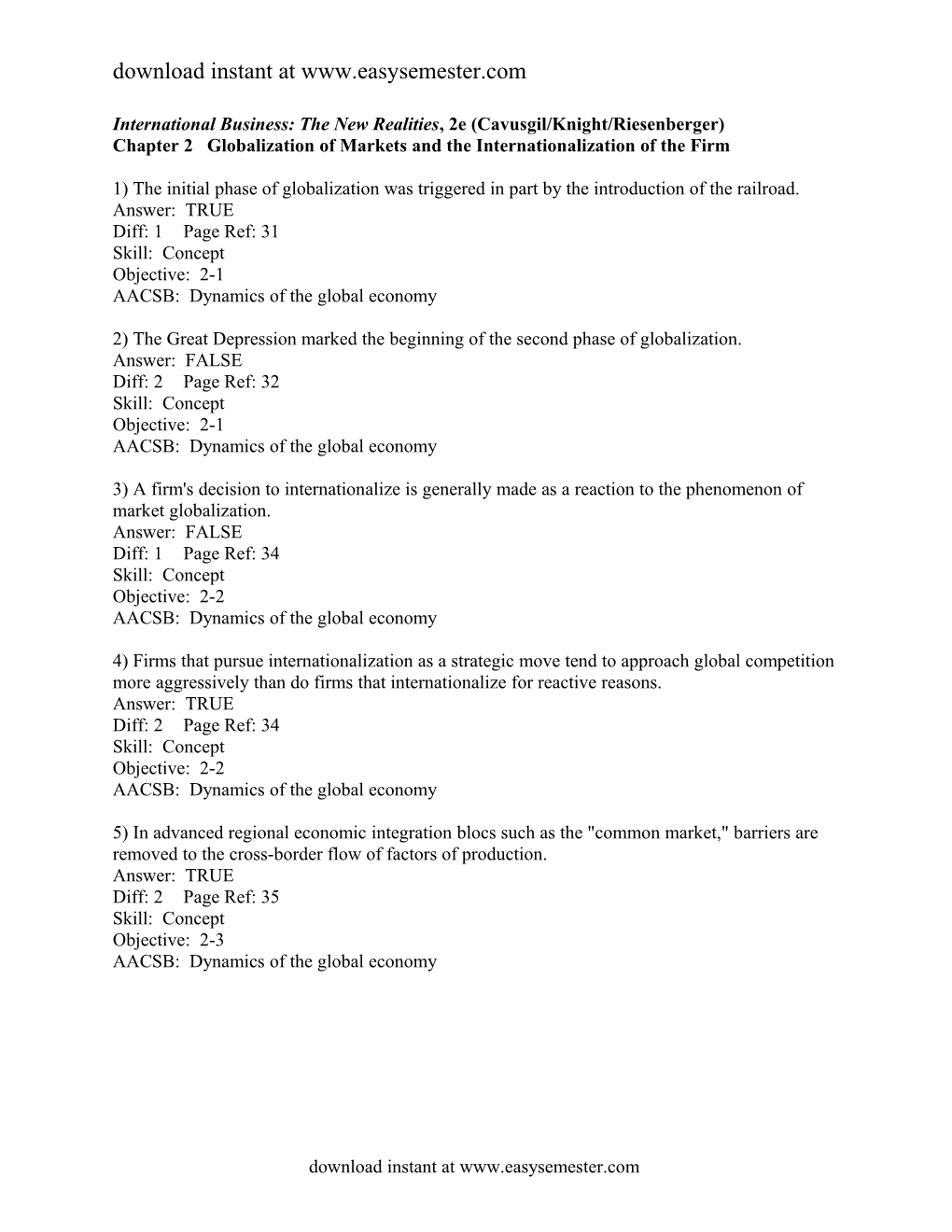 International Business: the New Realities, 2E (Cavusgil / Kight / Riesenberger)