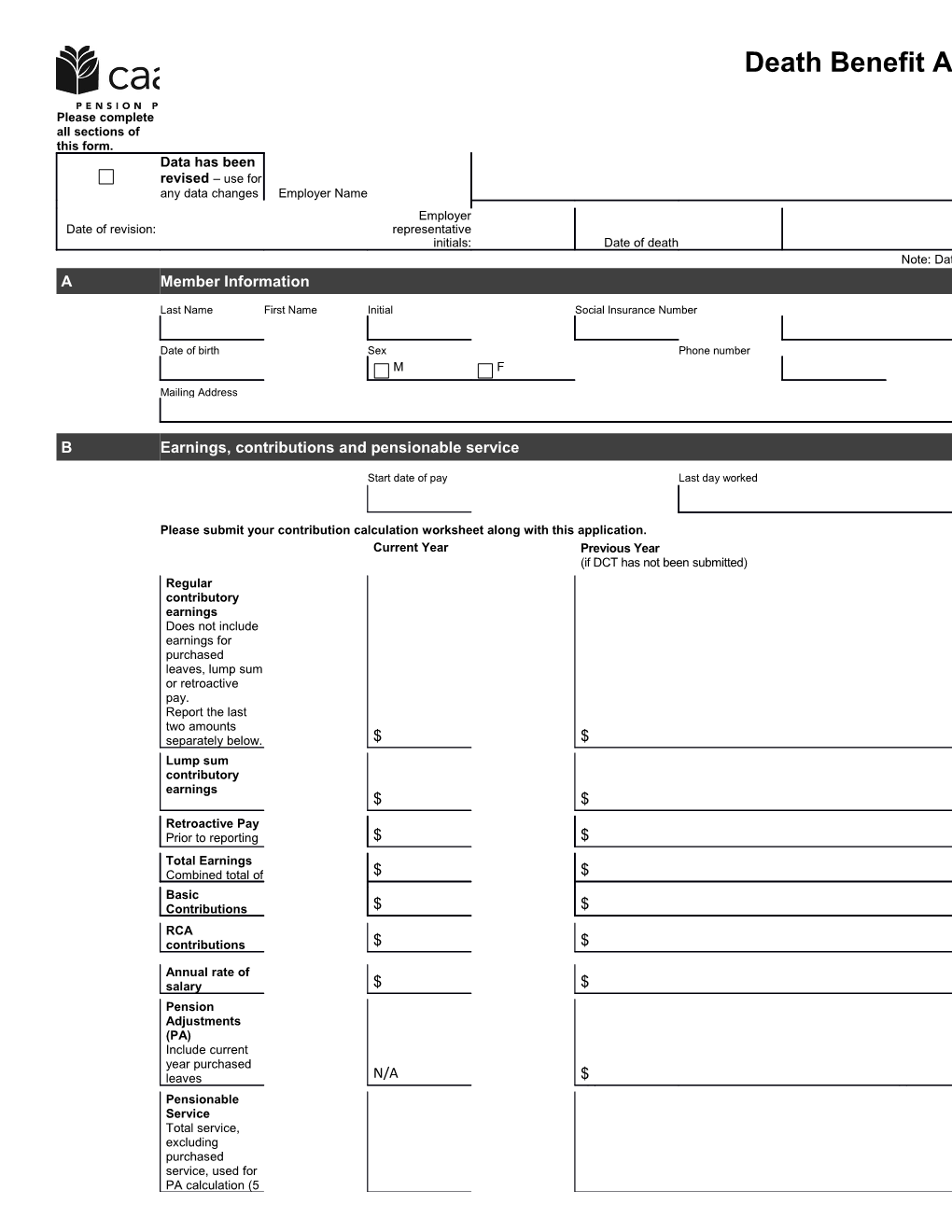 TRD Pension Claim