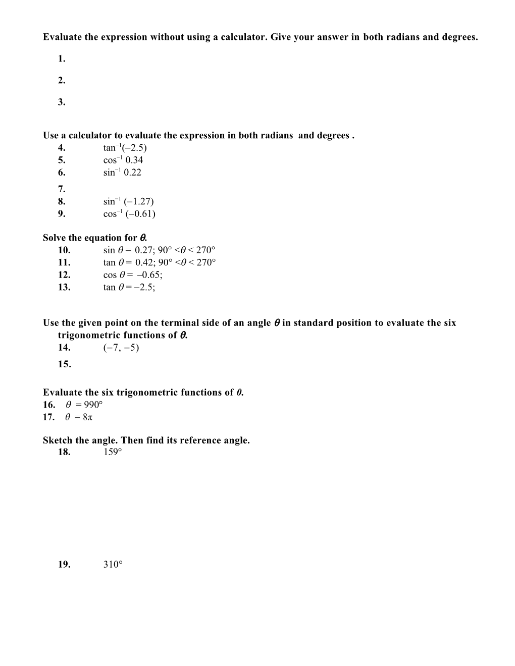 Evaluate the Expression Without Using a Calculator