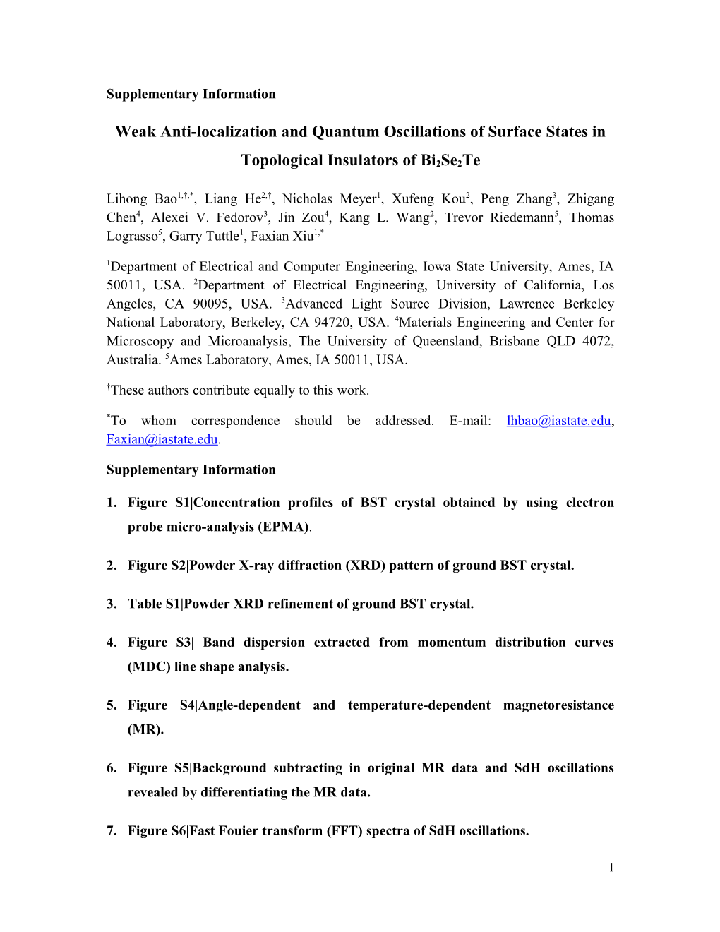 Weak Anti-Localization and Quantum Oscillations of Surface States in Topological Insulators