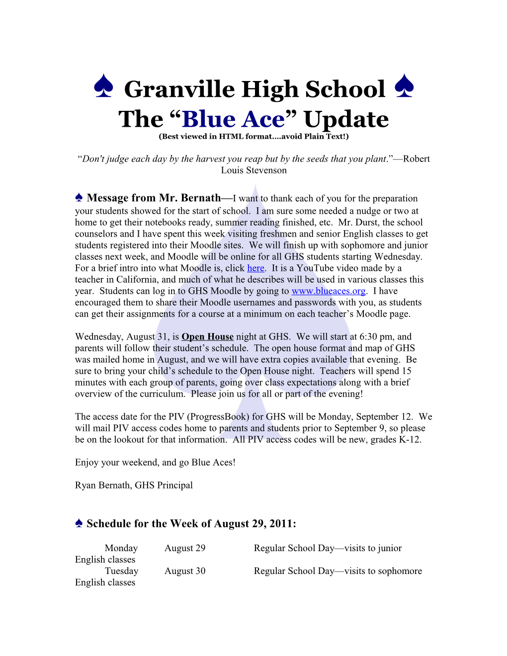Granville High School