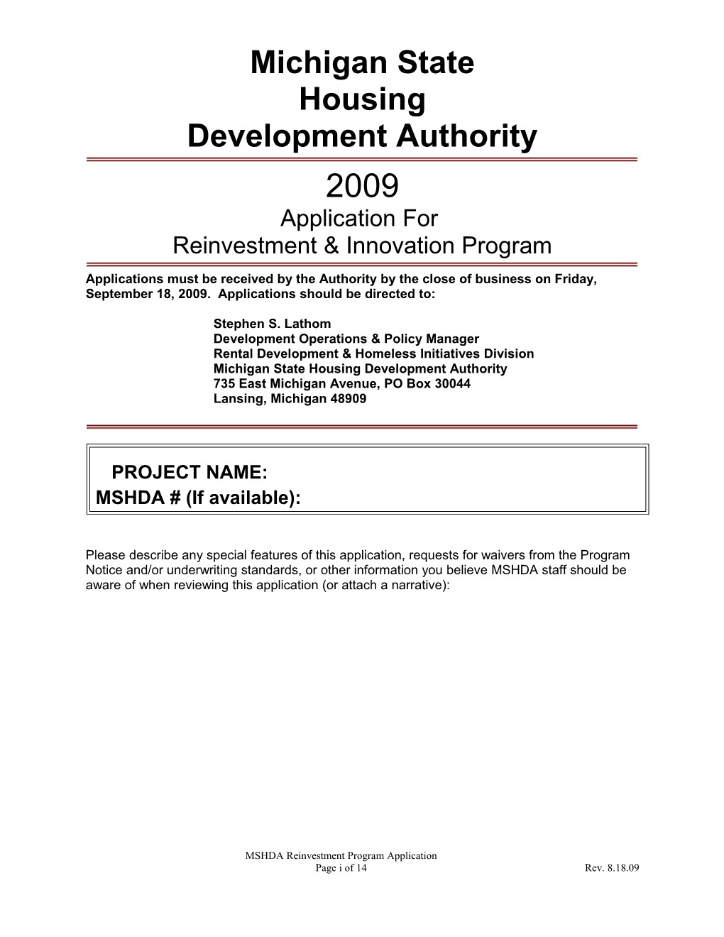 Development Authority