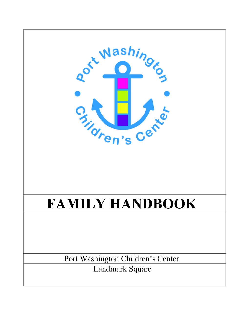 Port Washington Children S Center Parent Handbook