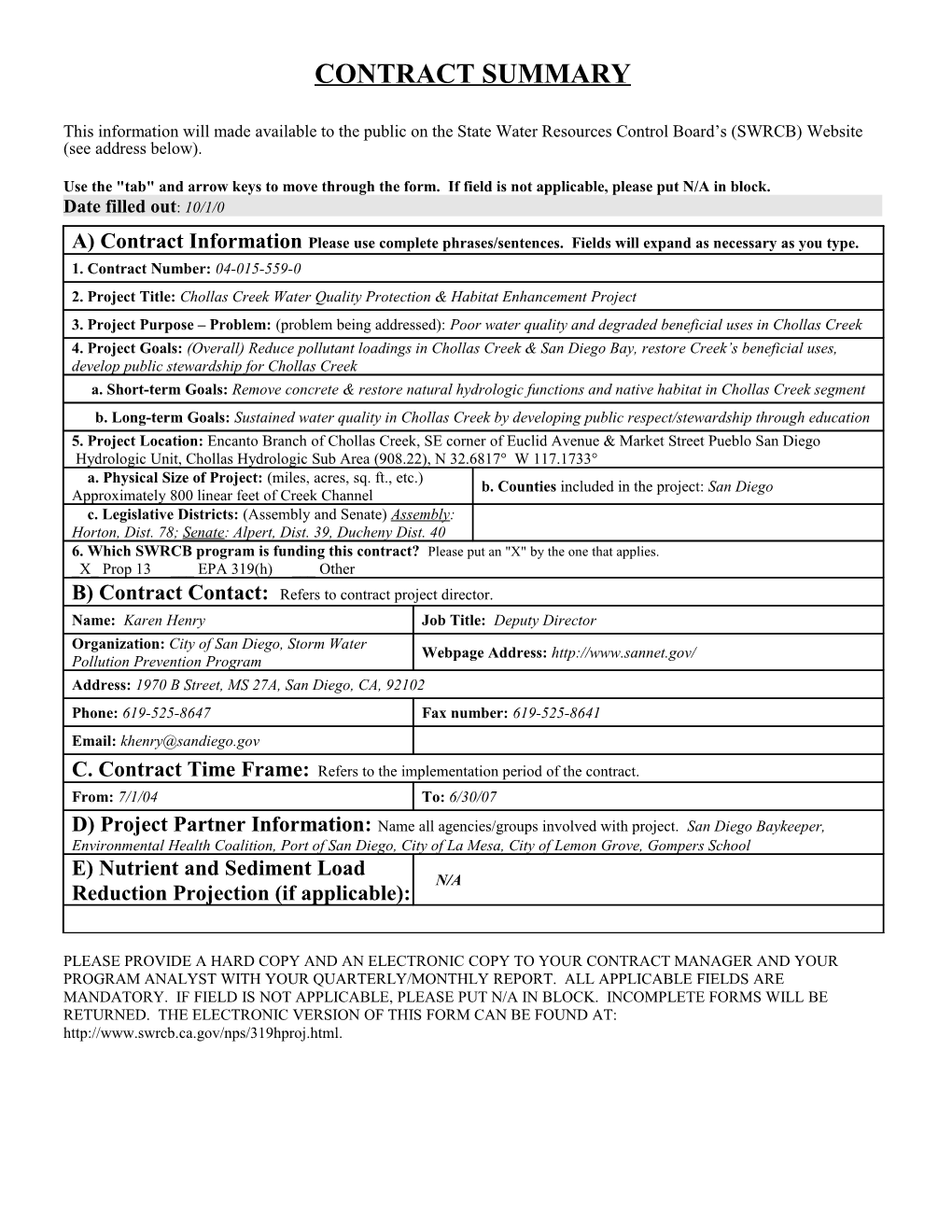 Natural Resource Project Inventory (NRPI) s1