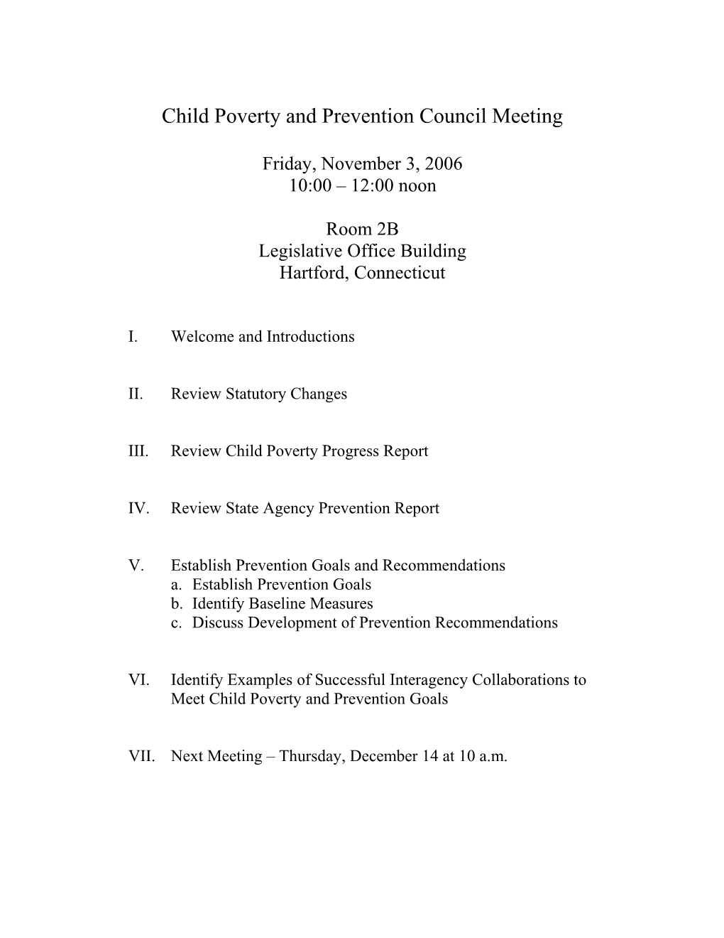 Child Poverty and Prevention Council Meeting s1