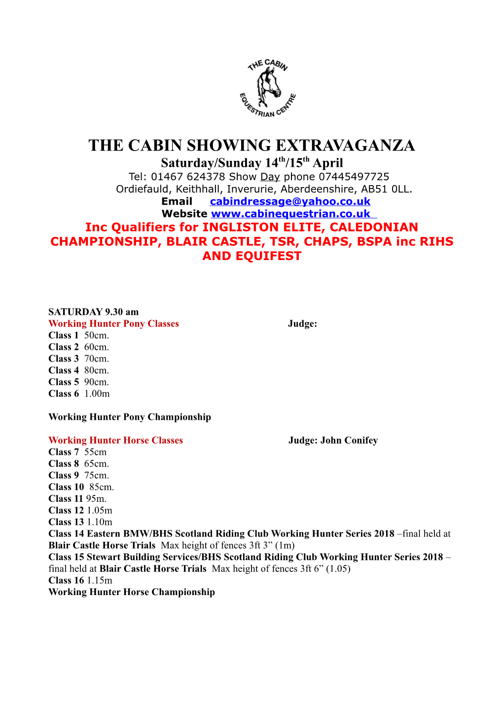 The Cabin Showing Extravaganza