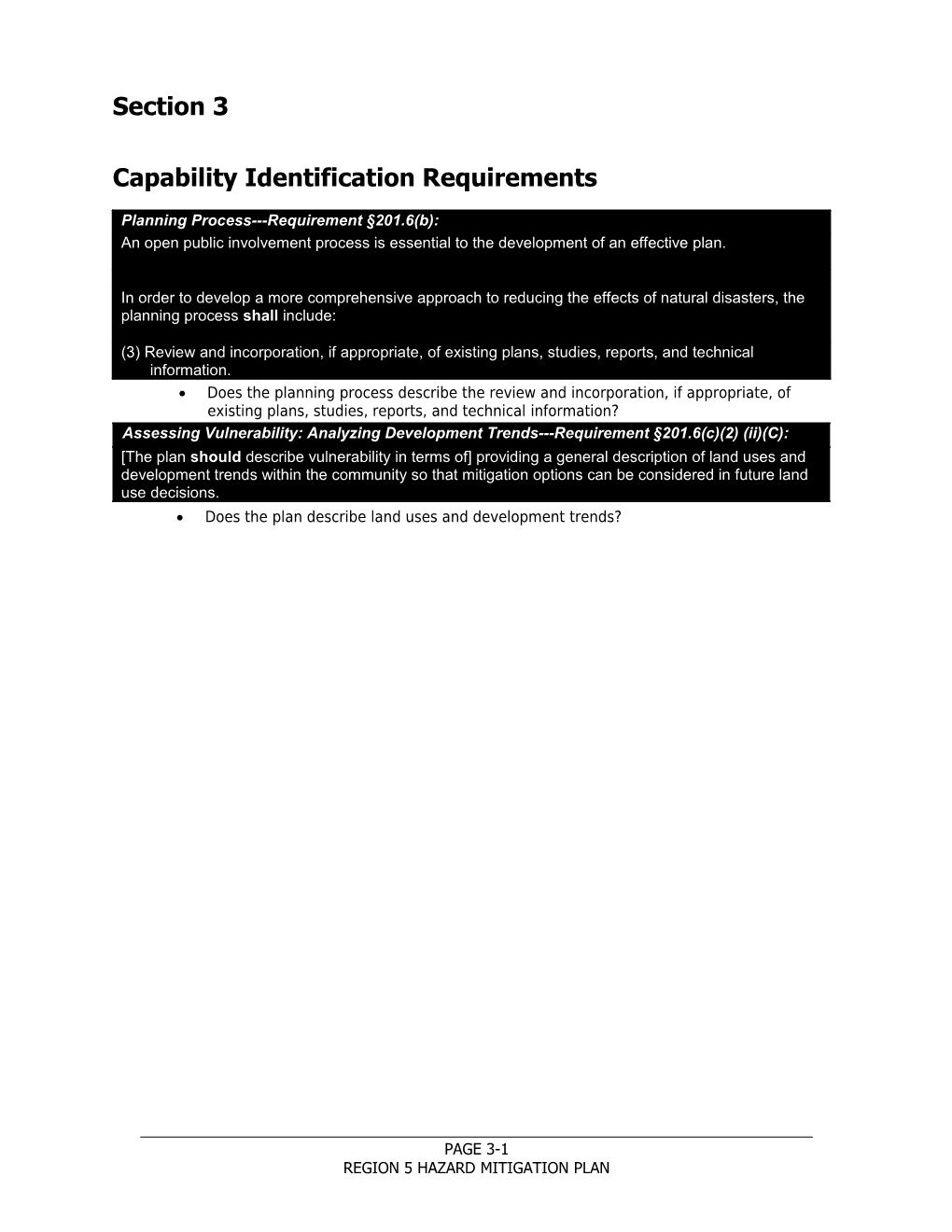 School Capability Section