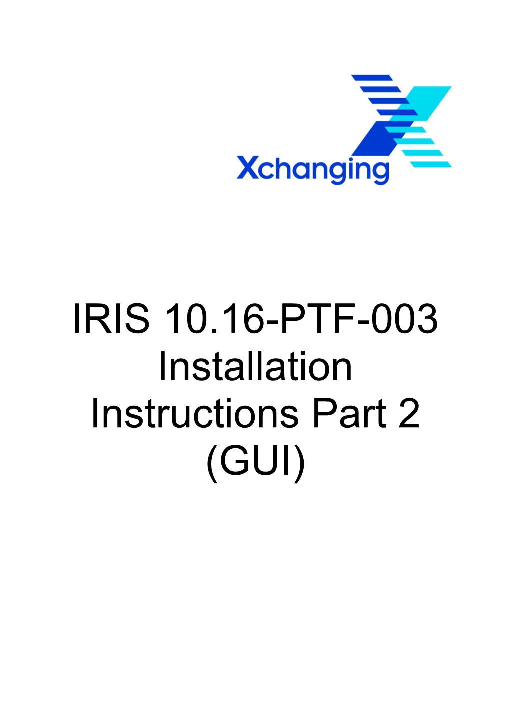 IRIS GUI Installation Guide (6.12)