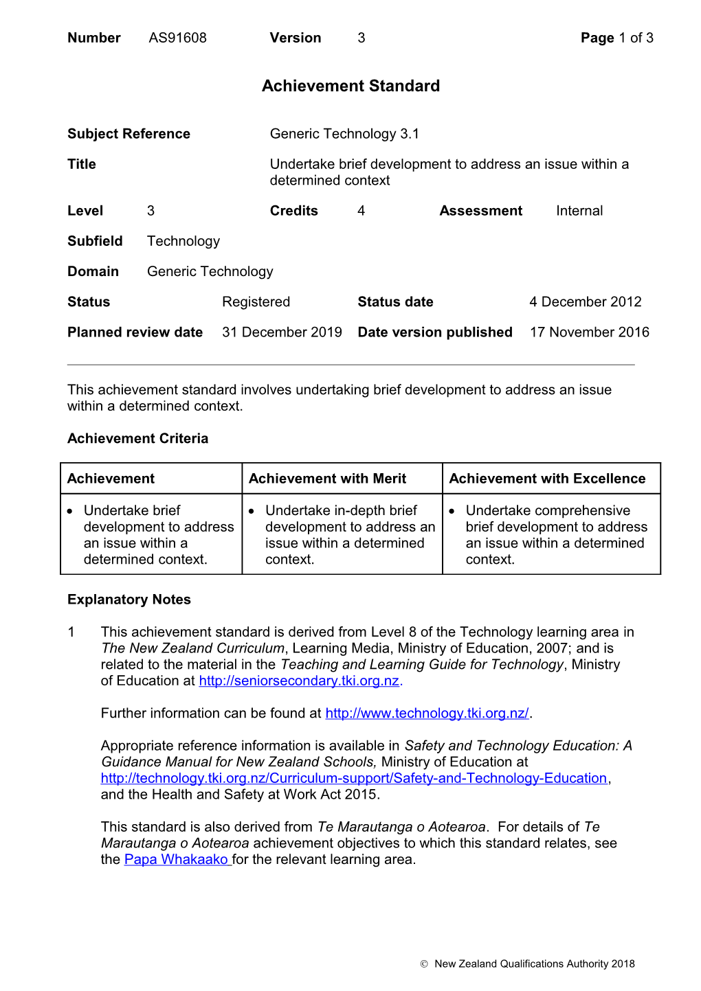 91608 Undertake Brief Development to Address an Issue Within a Determined Context