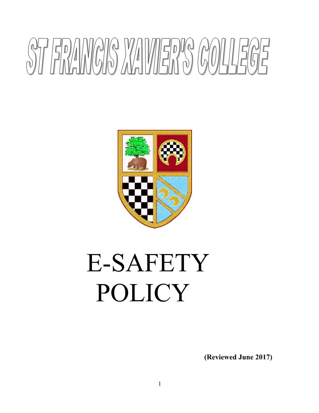 The Downs E-Safety Policy