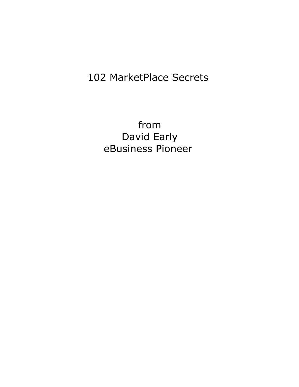 102 Trade Secrets from the Online Auction Master