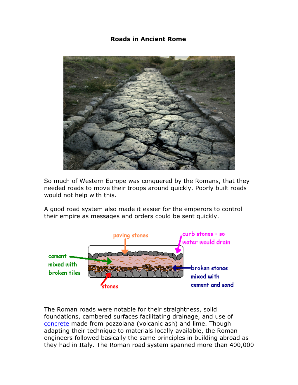 Roman Road System, Outstanding Transportation Network of the Ancient Mediterranean World