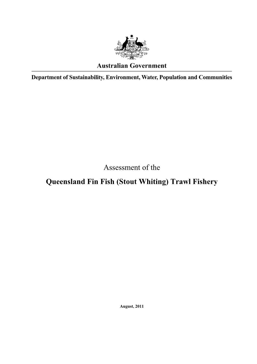 Brief for the WA South Coast Trawl Fishery