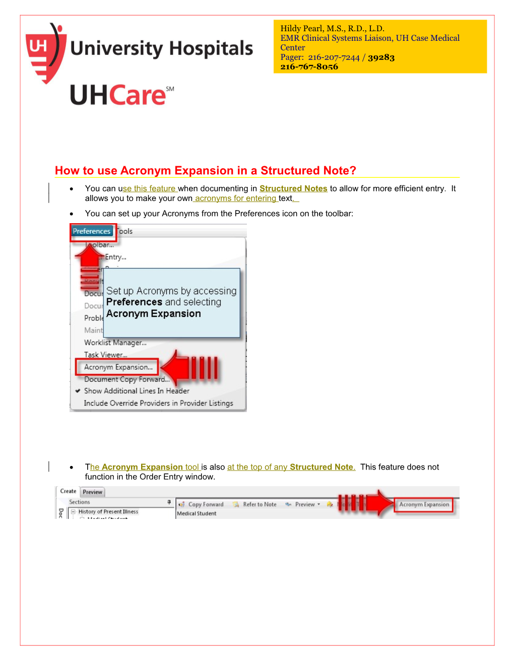 Using the Training Manual Template