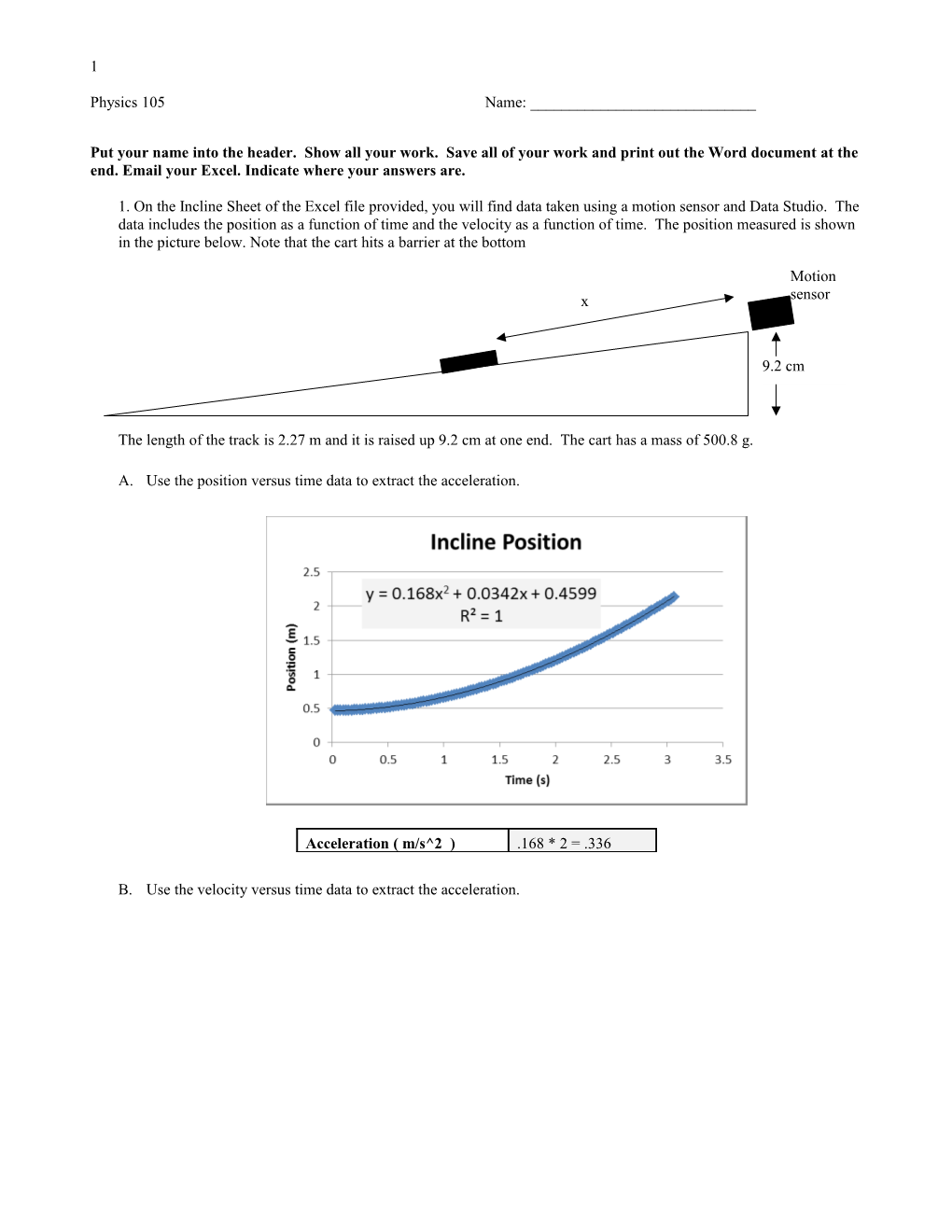 Physics Lab Exam