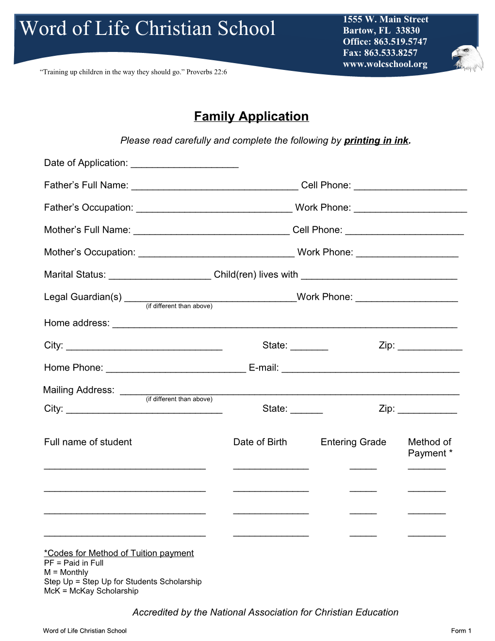 Family Application