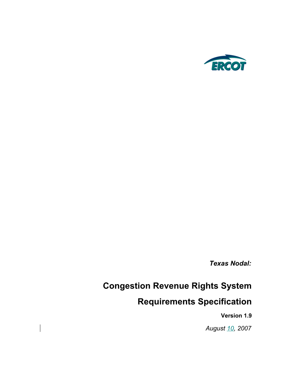 Congestion Revenue Rights System