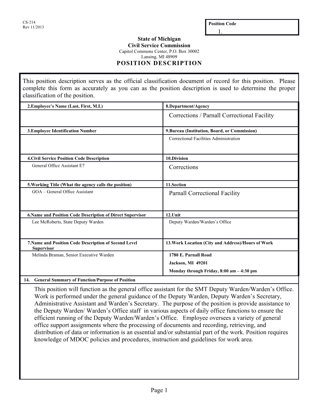 CS-214 Position Description Form s12