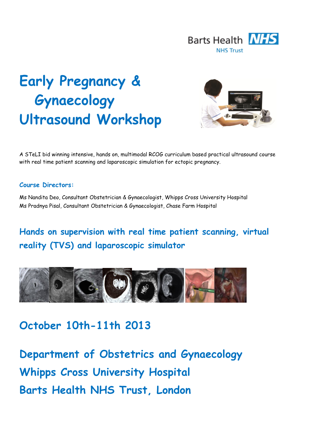 Early Pregnancy & Gynaecology