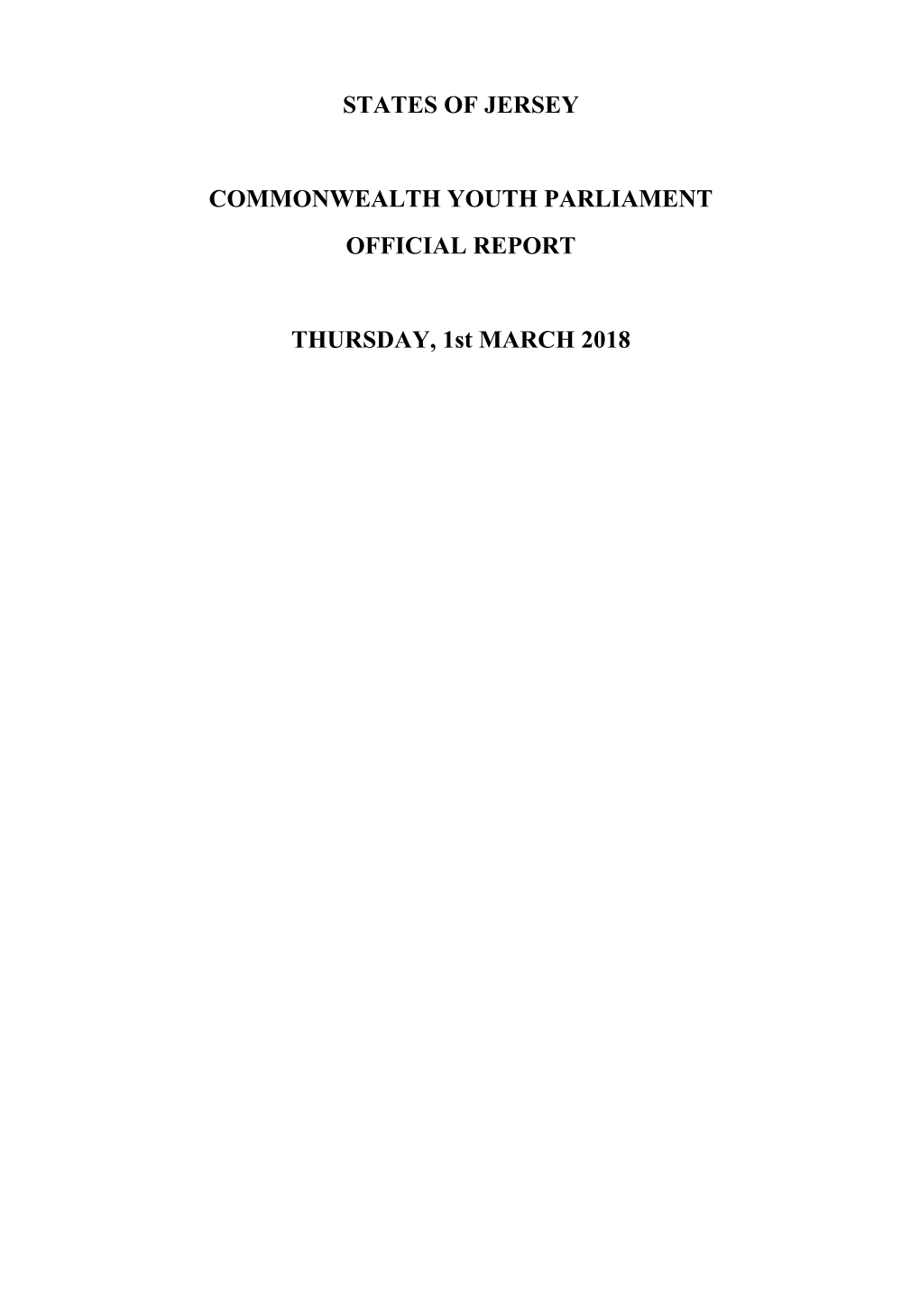 2018.03.01 Commonwealth Youth Parliament Transcript