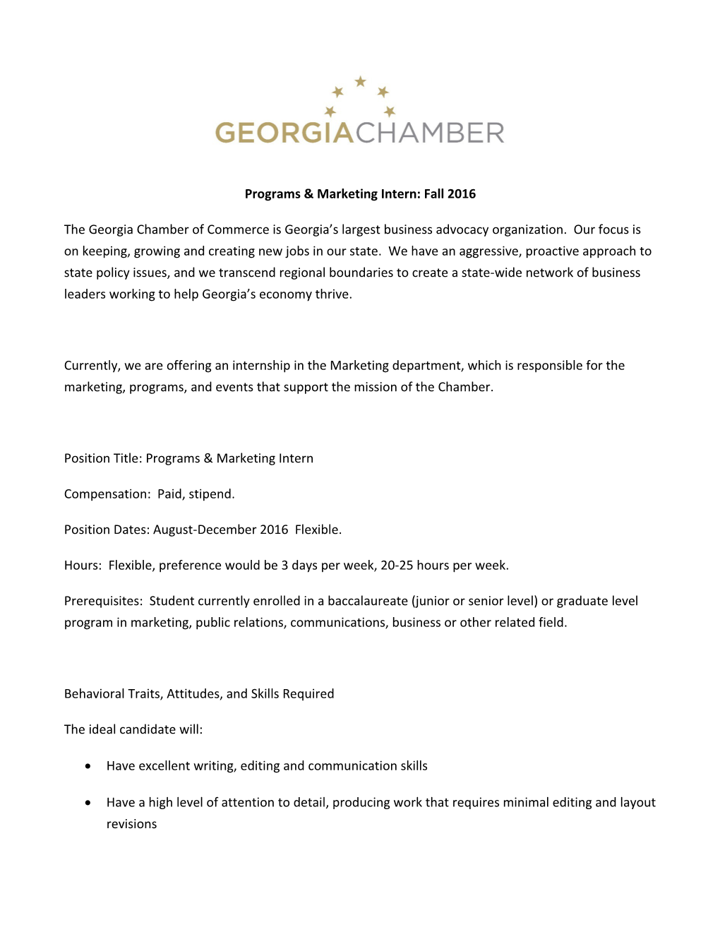 The Georgia Chamber of Commerce Is Georgia S Largest Business Advocacy Organization. Our