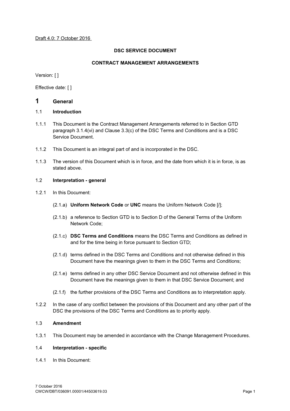 Dsc Service Document