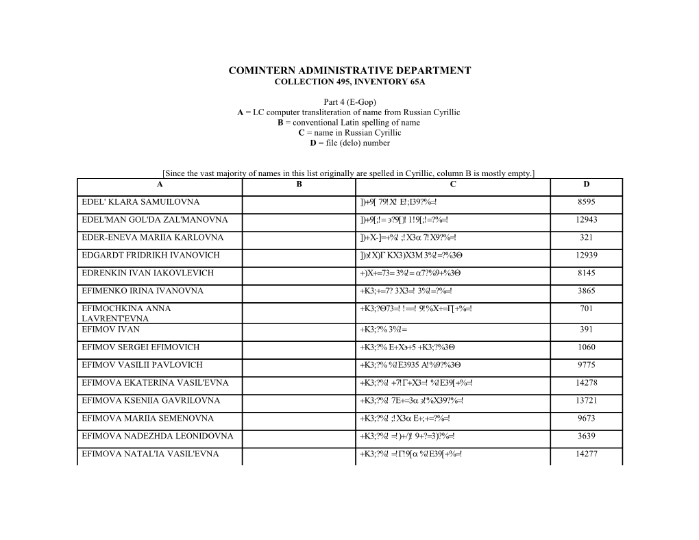 Admin Dept F495 Op65a Part 4