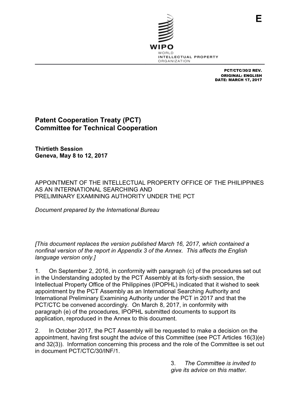 PCT/CTC/30/2 Rev