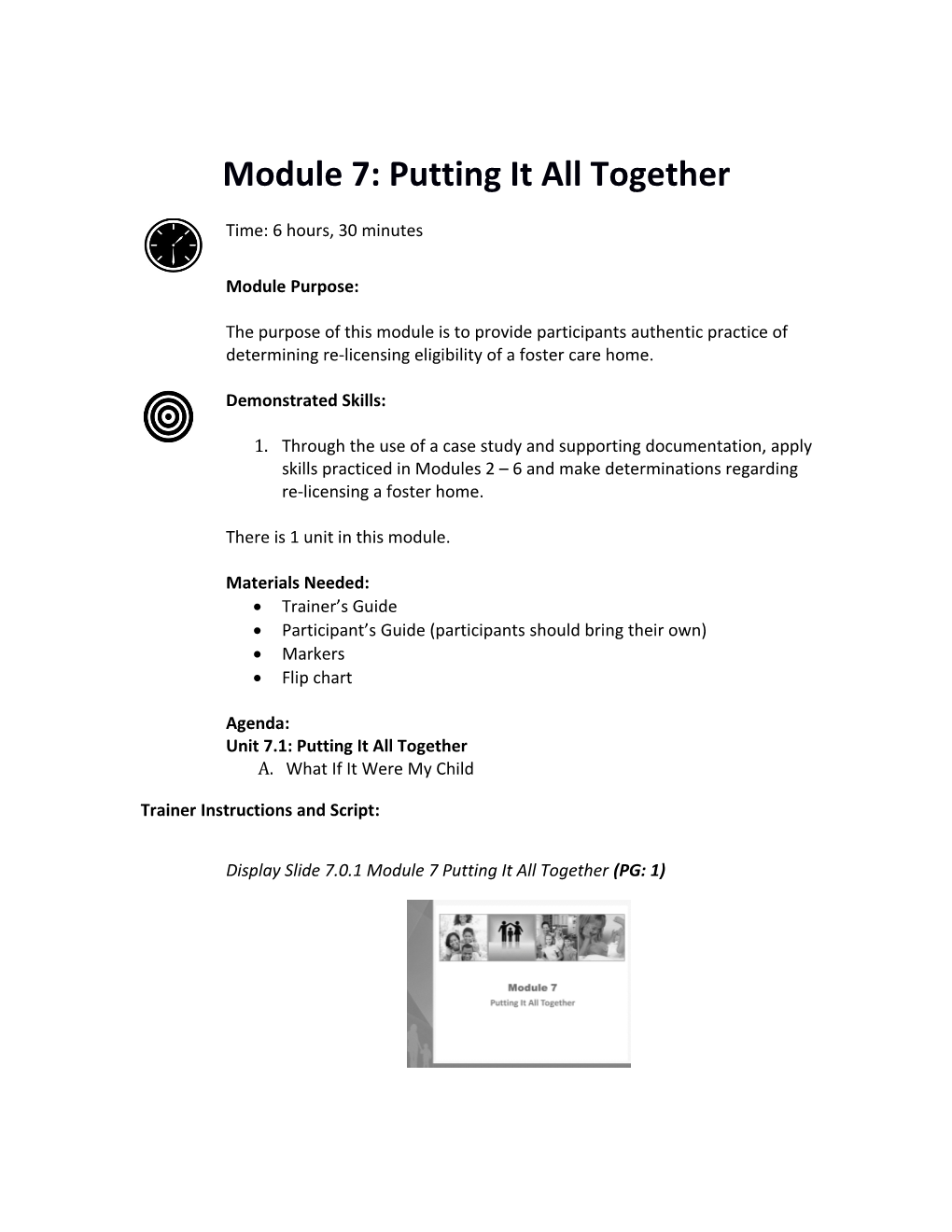 Module 7: Putting It All Together