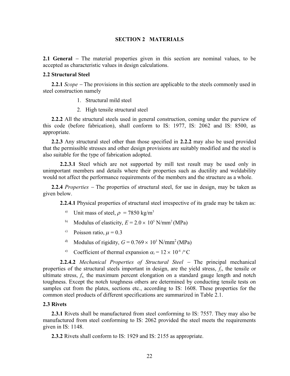 Section 2 Materials