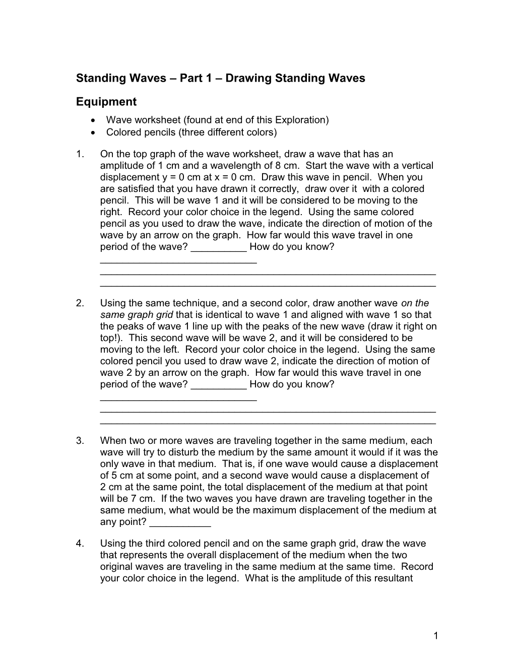 Standing Waves Part 1