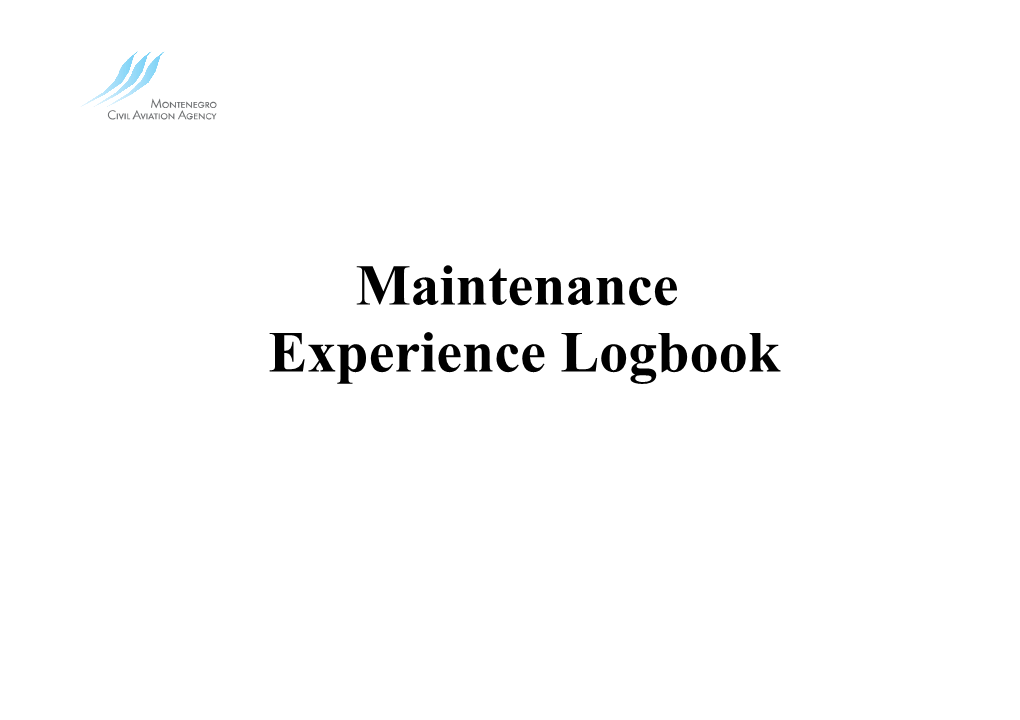 Experience Logbook
